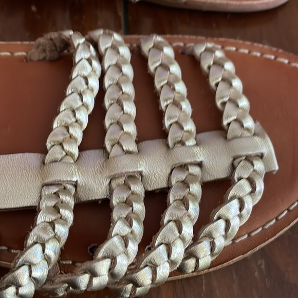 Gap gold gladiator style sandals (sz 8) - Picture 6 of 9